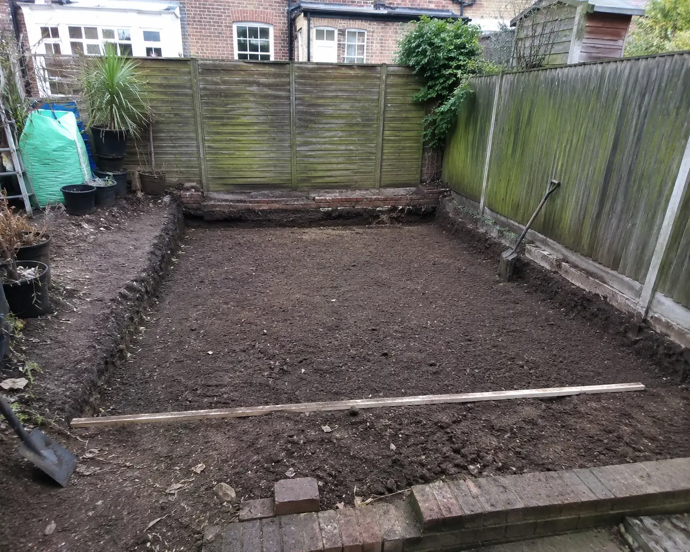 Ground before excavation