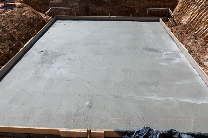 Residential concrete foundation installation in Barking